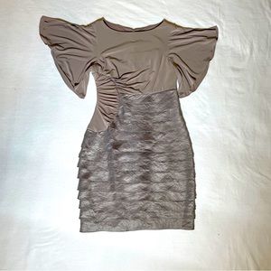 Adrianna Papell Metallic dress Sz 10